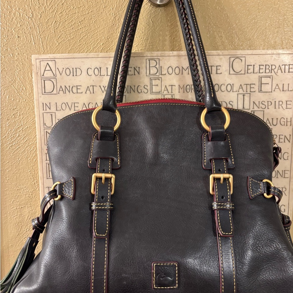 Dooney & Bourke Black Leather Tote